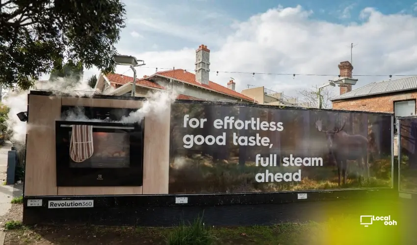 Electrolux Brings Steam Cooking To Life With 3D Billboards