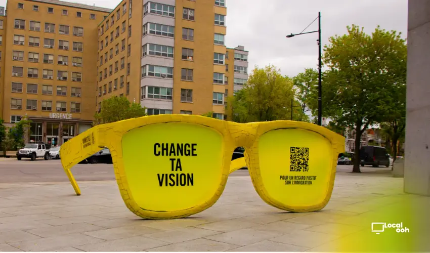 Amnesty International Challenges Immigration Myths With Giant Yellow Glasses Campaign