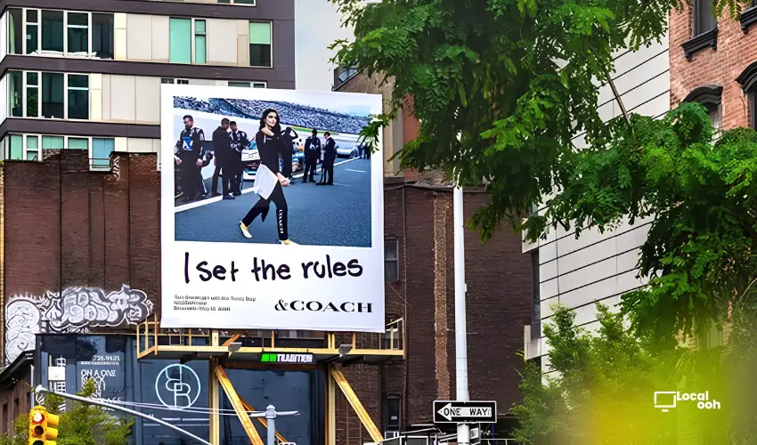 3D Anamorphic Billboard Advertising for Local Brands