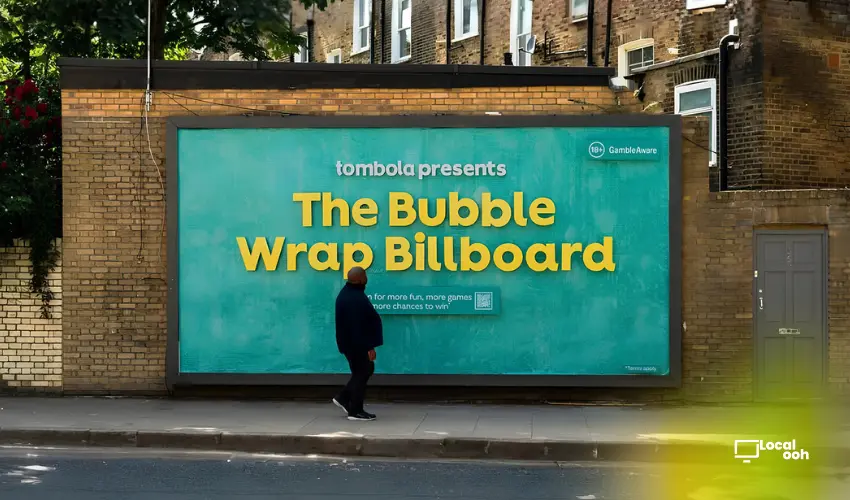 Tombola Turns Bubble Wrap Into Interactive OOH Fun
