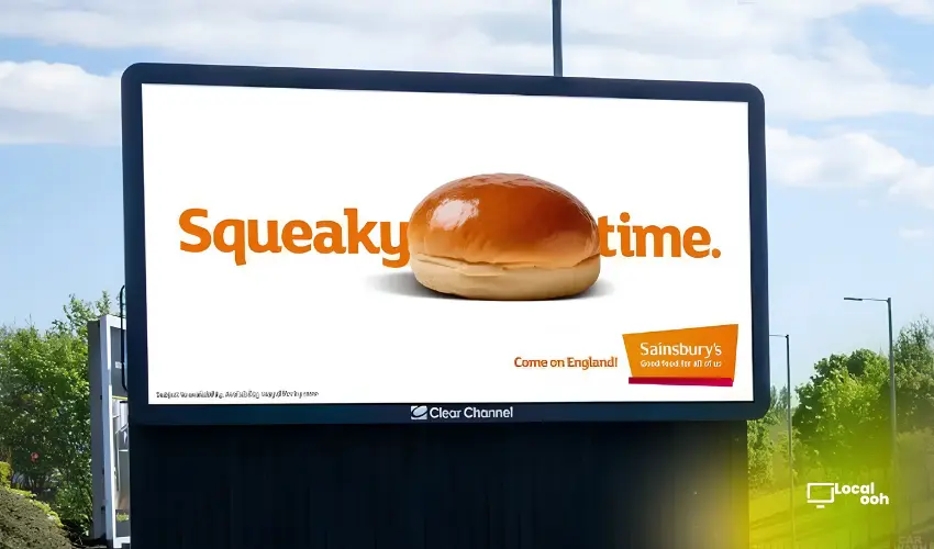 Sainsbury's Serves Football Fans With A Tactical Billboard | Local OOH