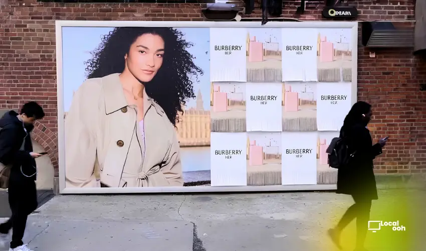 Burberry Turns Beauty Into Soho Billboard Moment
