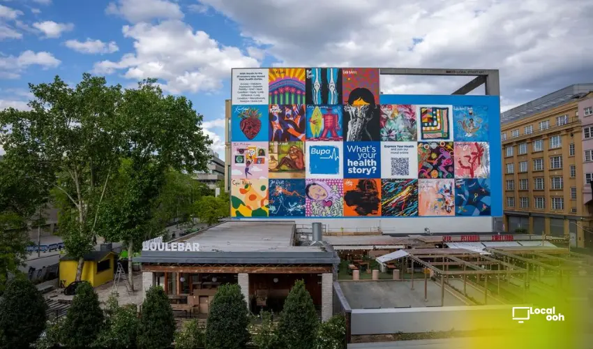 Bupa Turns Health Stories Into a Massive London Mural