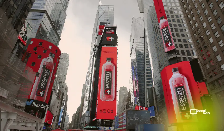 Essentia Turns Times Square Into A Basketball Court