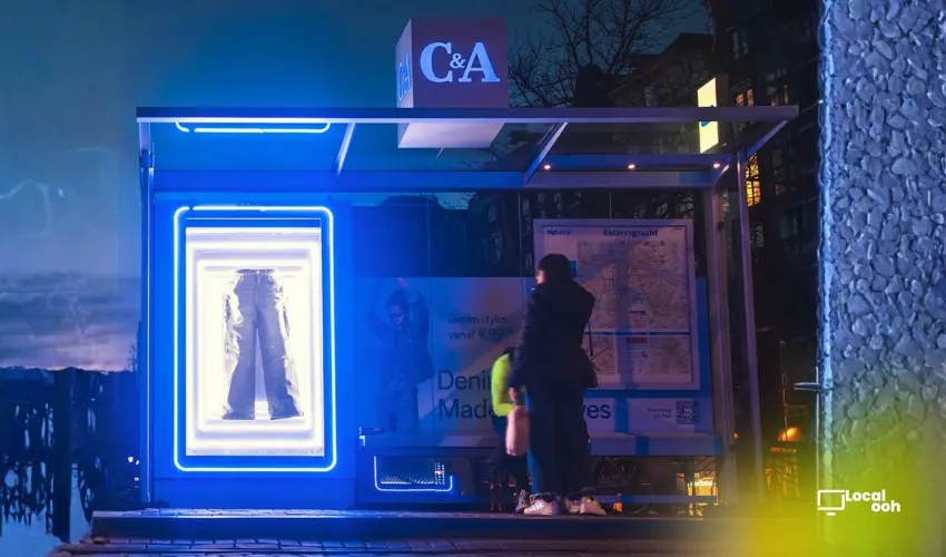 C&A Turns Bus Stops Into Denim Experiences
