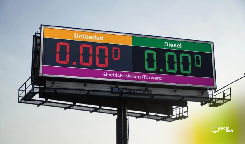 Electric For All Turns Gas Prices Into EV Message