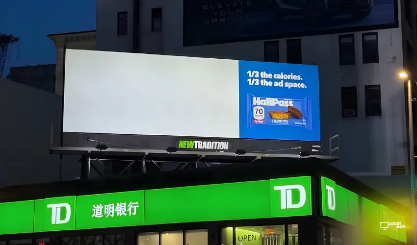 HallPass Turns One Third Calories Into Clever OOH Advertising