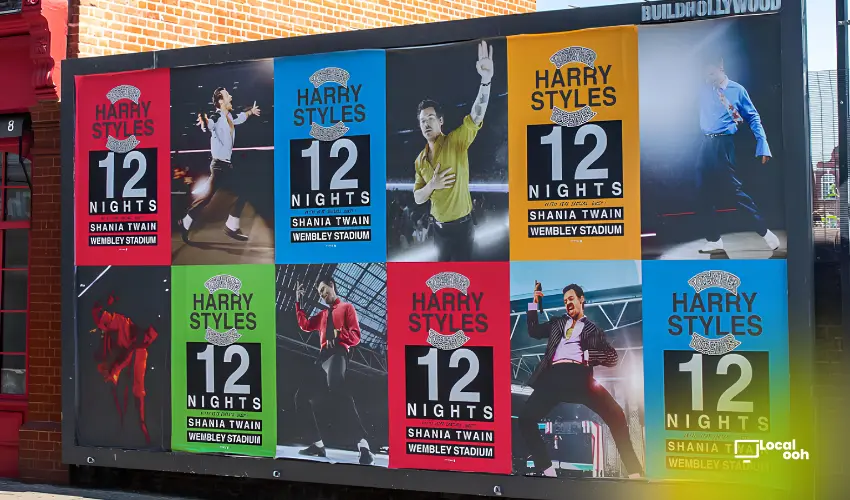 Harry Styles turns London into an OOH celebration with his 12-night residency | Publisitios