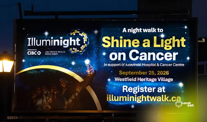 A Billboard That Shines For A Cause