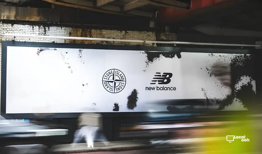 New Balance Unveils Heat-Reactive Billboard In London