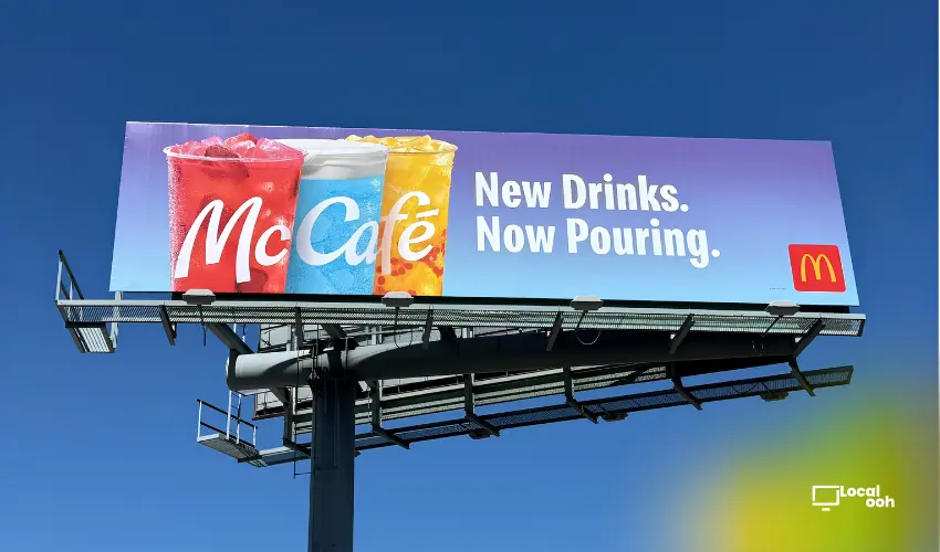 McCafé Refreshes Summer With Vibrant Billboard Campaign | Local OOH