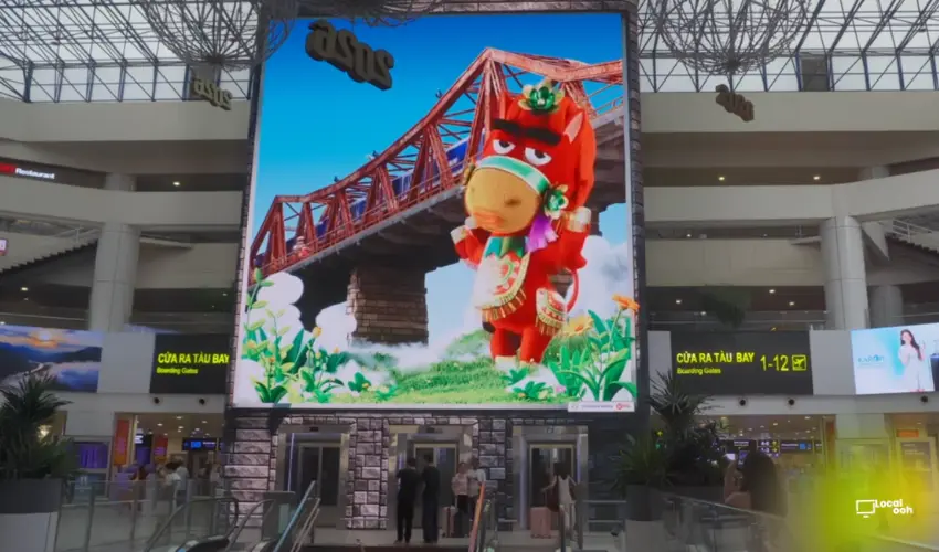 Hà Nội Xin Chào: Goldsun Media Unveils 3D DOOH at Noi Bai Airport