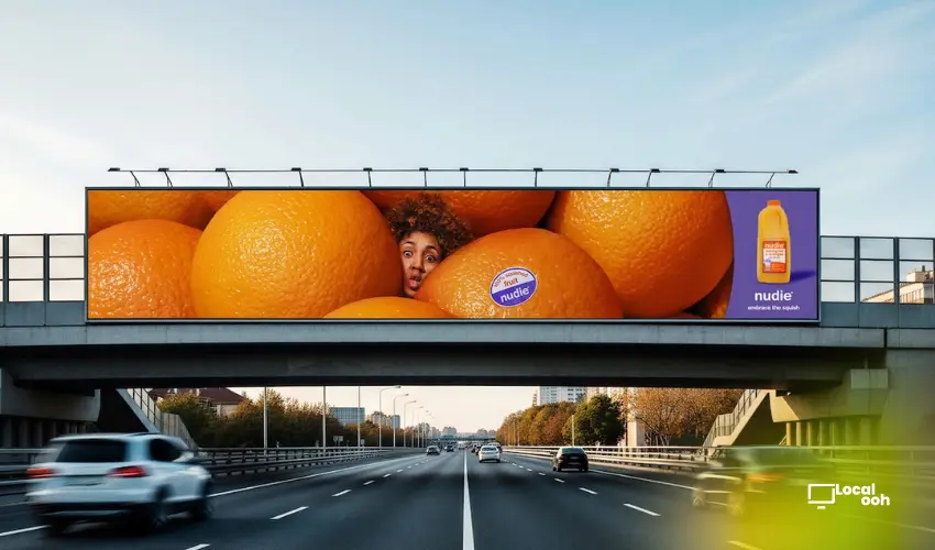 nudie Embrace the Squish OOH Campaign by Common Ventures