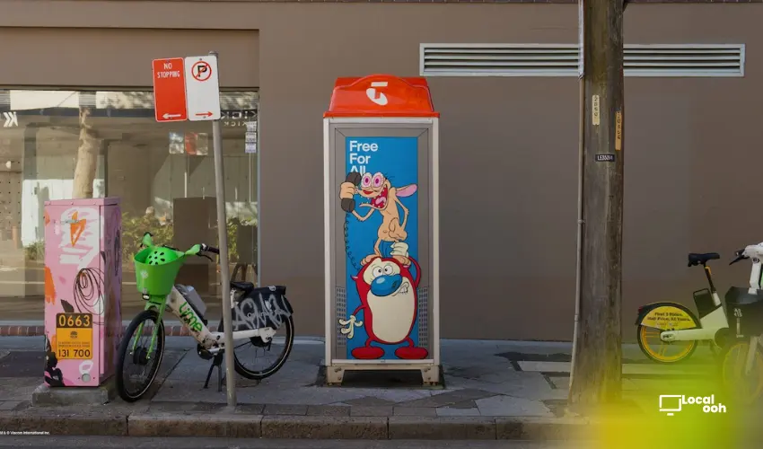 Telstra transforms thousands of payphones into colorful OOH media | Publisitios