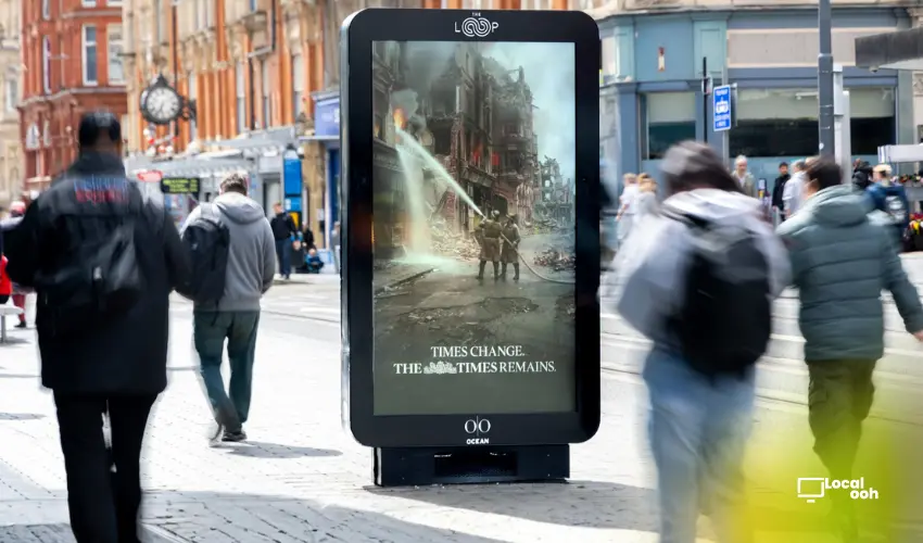 The Times Transforms DOOH Screens Into Historical Portals