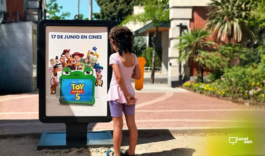 Disney Brings Toy Story 5 Billboards to Children's Eye Level