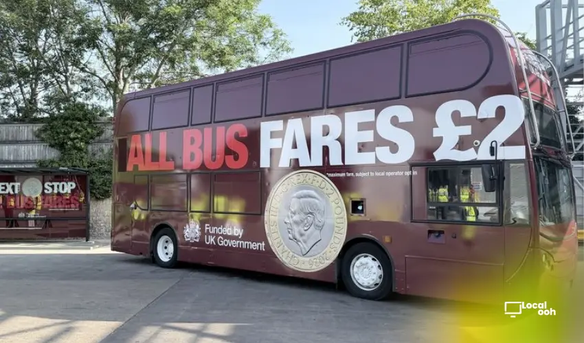 WPP Media Turns the £2 Bus Fare Cap Into a Fast OOH Activation