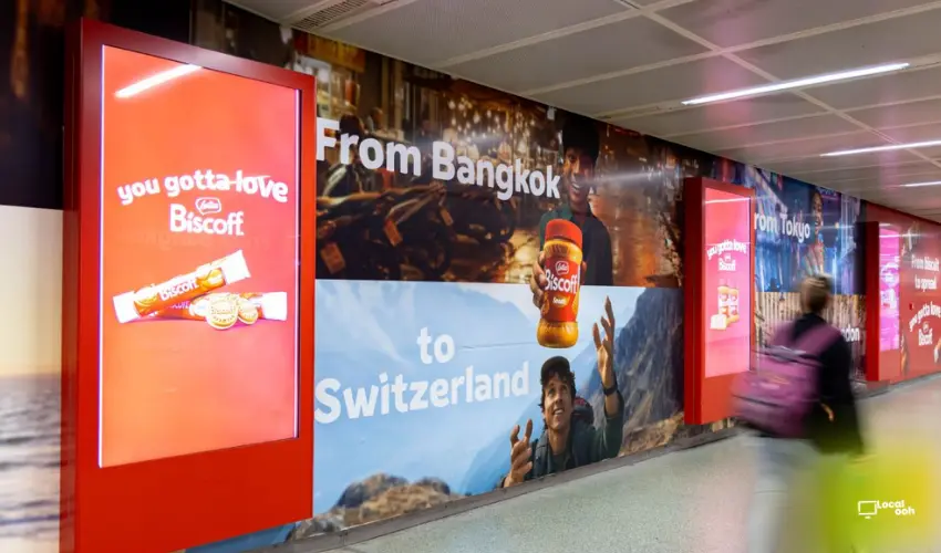 Biscoff Takes Over St. Pancras With Global OOH