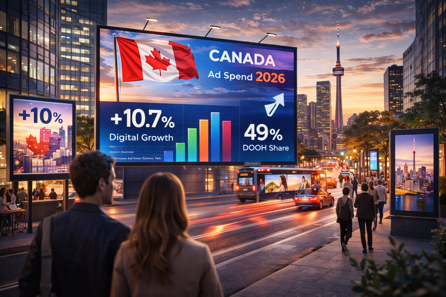 Canada 2026 Ad Spend Outlook: Why DOOH Still Wins in a Platform-Dominated Market