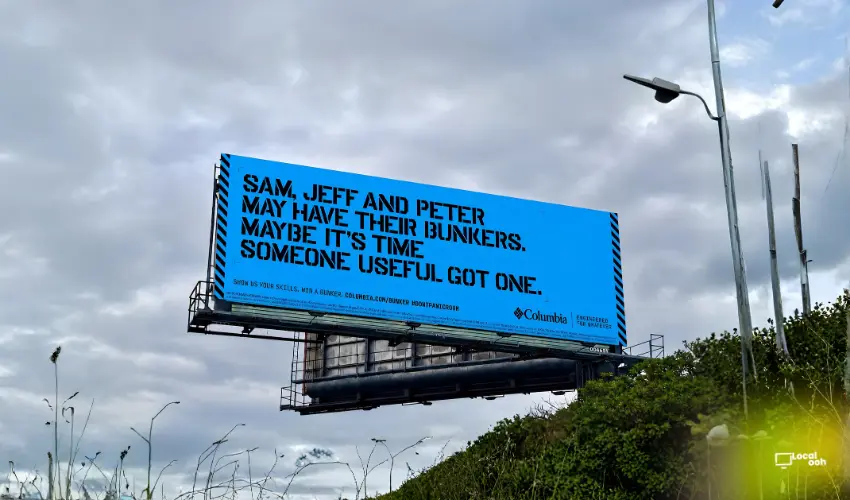 Columbia Sportswear Launches the “Don’t Panic Room” With a Survival-Themed OOH Campaign