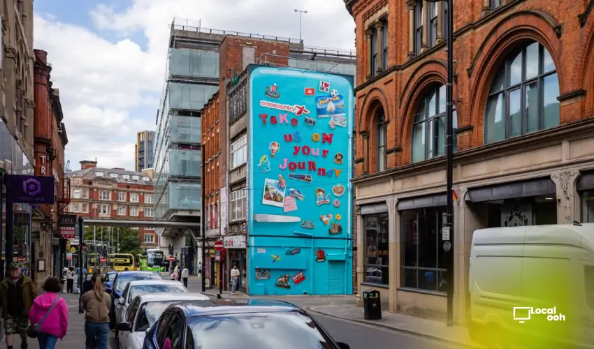 CrossCountry Turns a Manchester Wall Into a Giant Fridge Door