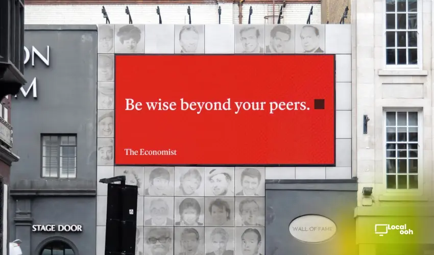 The Economist Brings Its Iconic Red OOH Campaign Back to US and UK Streets