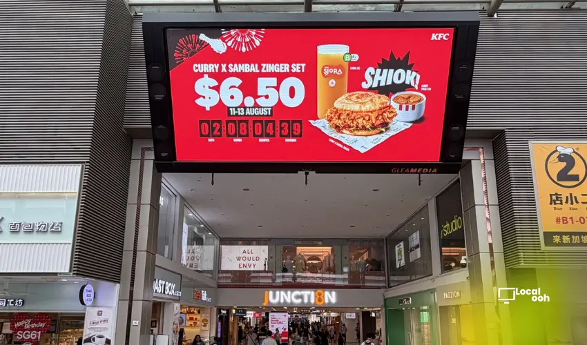 KFC Singapore Builds FOMO With Dynamic DOOH for Curry x Sambal Zinger