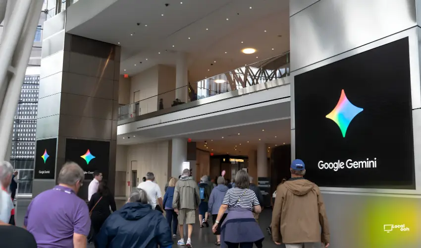 Google Gemini Turns Brookfield Place Into an Interactive DOOH Prompt Network