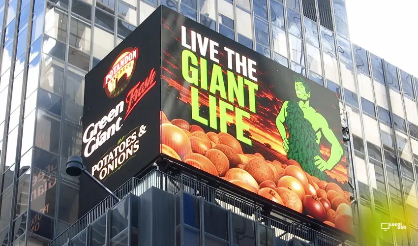 Green Giant Fresh Turns Times Square Into a Giant DOOH Produce Spectacle