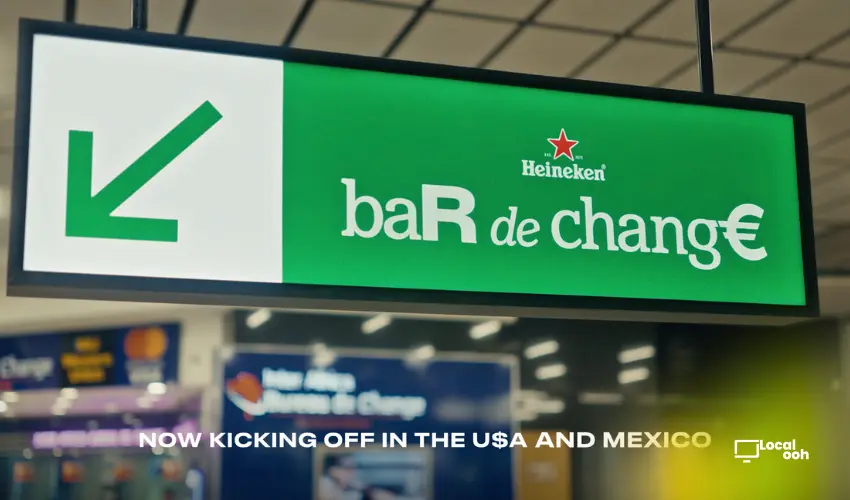 Heineken Brings Back Bar de Change for Traveling Football Fans