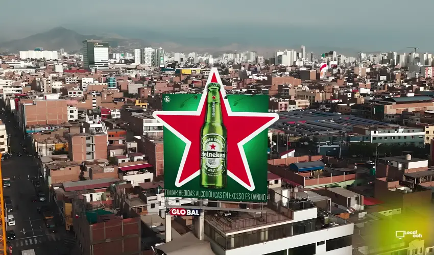 Heineken Brings Formula 1 to Lima With Large-Format OOH Advertising and Interactive Street Media