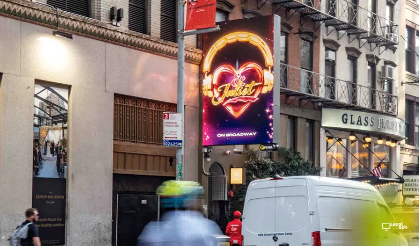 & Juliet Broadway Musical Launches Midtown NYC Digital OOH Campaign