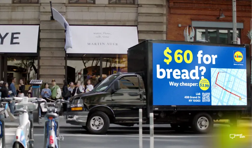 Lidl Turns a $60 Rye Bread Viral Moment Into a Playful Manhattan OOH Activation