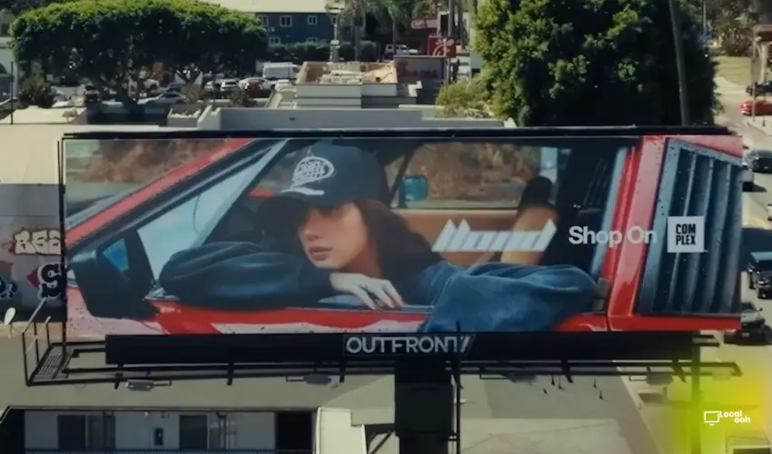 LISA x Von Dutch Brings Los Angeles Style to a Large-Format Billboard