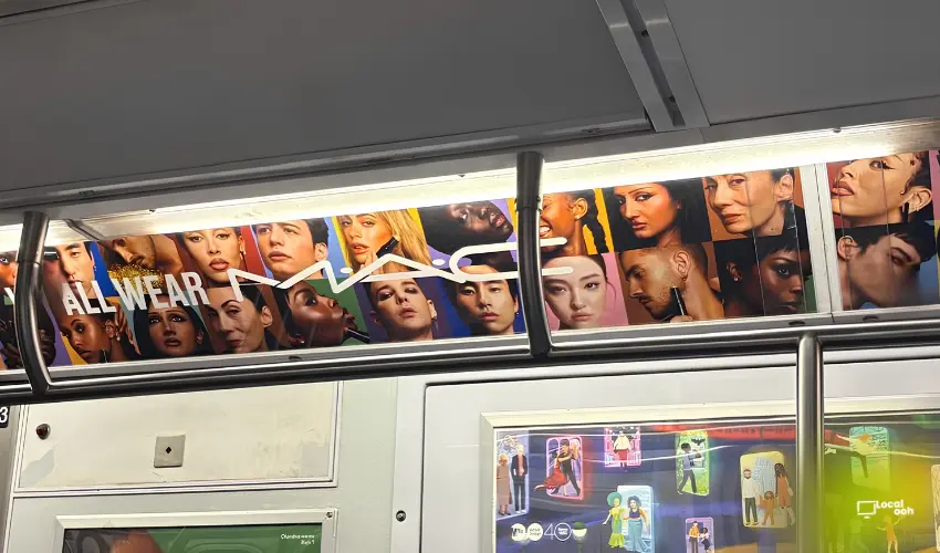 MAC Cosmetics Takes “We All Wear MAC” Into the NYC Subway