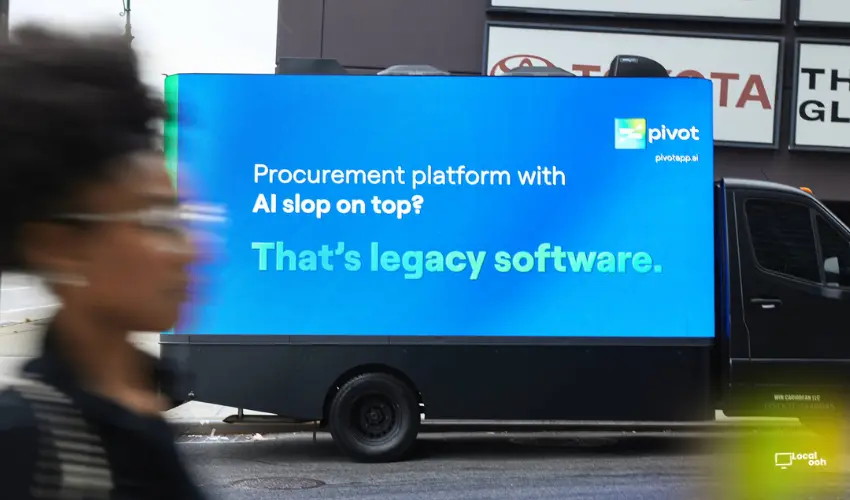 Pivot Reframes “Legacy Software” With OOH at Zip Forward in New York