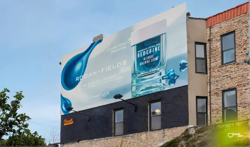 Rodan + Fields Takes REDEFINE Serum to Large-Format OOH With a Minimal Skincare Visual