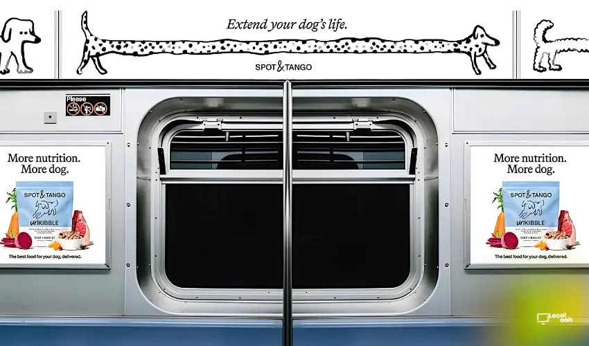 Spot & Tango Stretches “Extend Your Dog’s Life” Across the NYC Subway