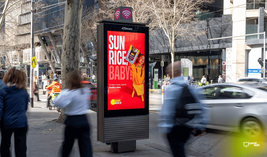 SunRice Launches “Protein Rice, Baby!” With 3D OOH, Transit Advertising and City Takeovers