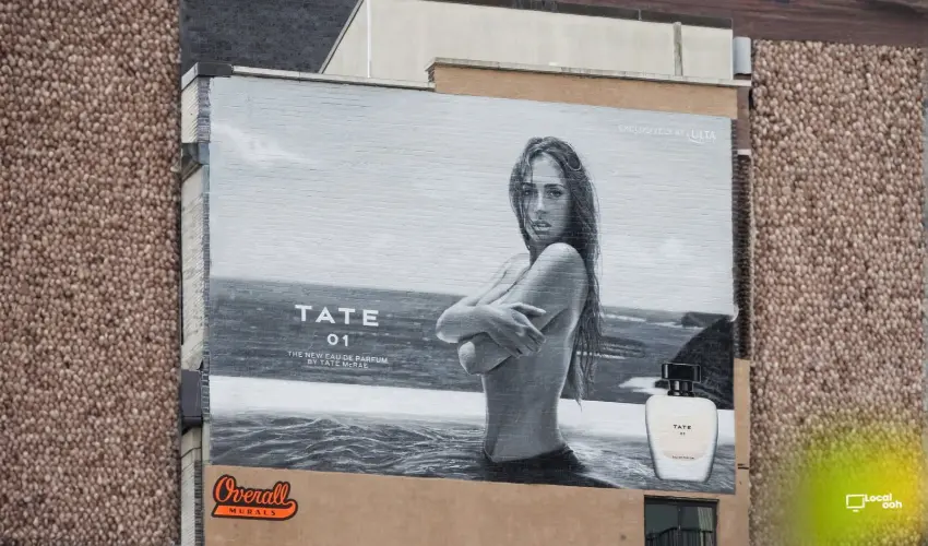 Tate McRae Brings TATE 01 Fragrance to SoHo With Large-Format OOH