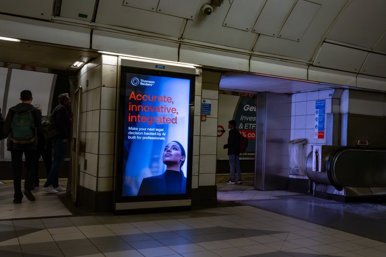 Thomson Reuters Extends Event Impact with Multi-Phase OOH Campaign