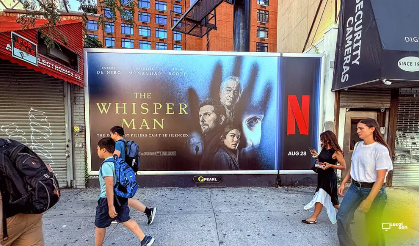 Netflix Brings The Whisper Man to NYC Eye-Level Billboards