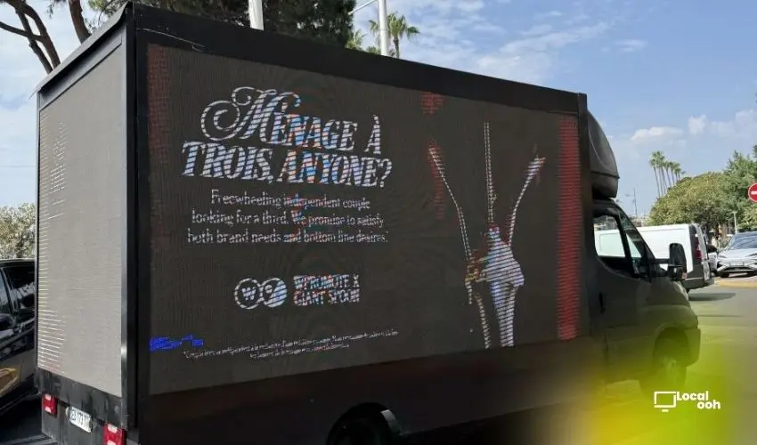 Wpromote and Giant Spoon Pivot Cannes OOH Campaign to a DOOH Truck