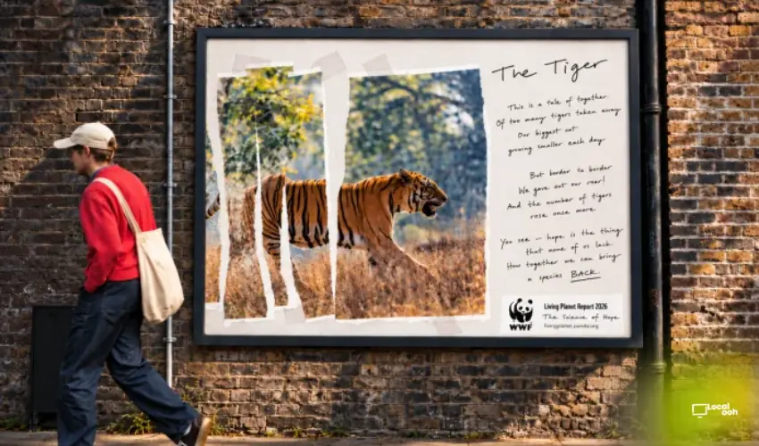 WWF Living Planet Report 2026 Uses Creative OOH Advertising to Share the Science of Hope