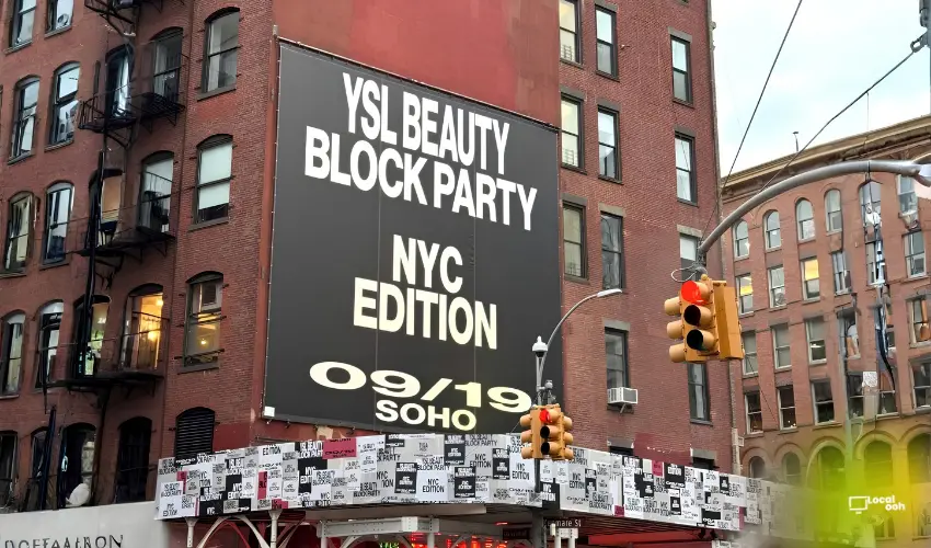 YSL Beauty Takes Over SoHo With a Culture-Led NYC Block Party and High-Impact OOH