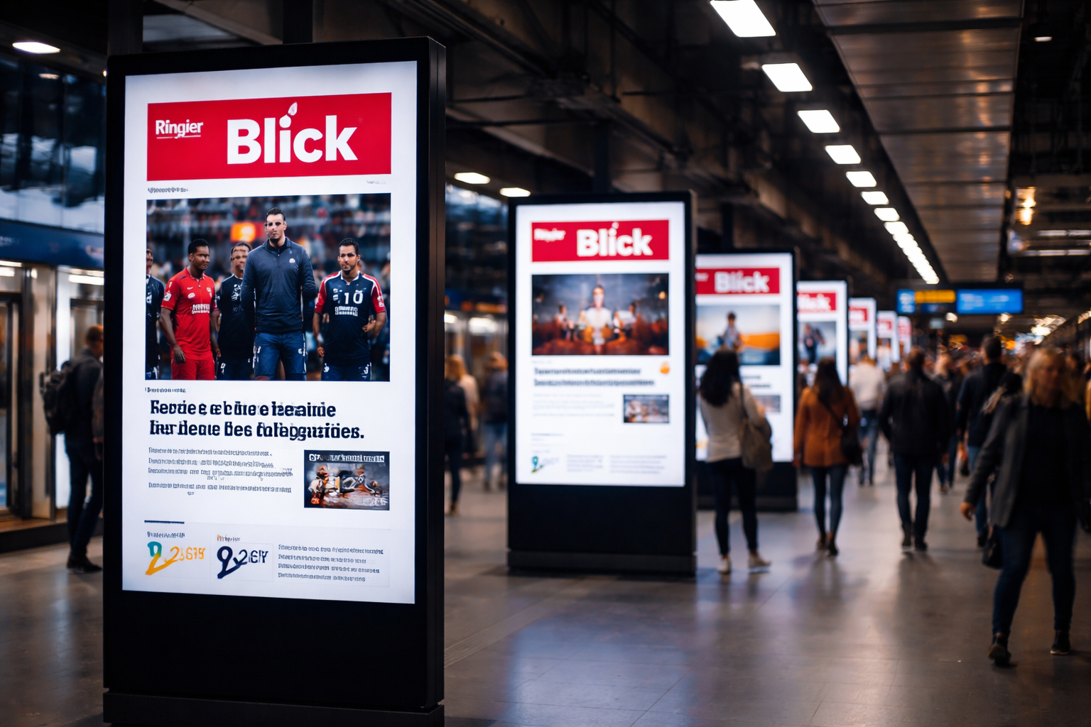 Livesystems + Ringier Bring Editorial Content to 13,000+ DOOH Screens Across Switzerland