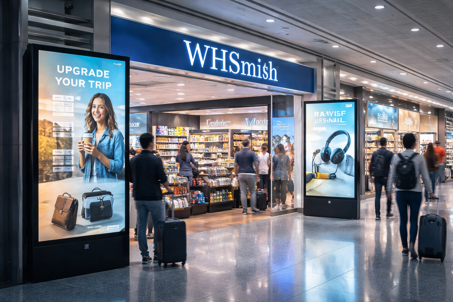 WHSmith Launches Programmatic Airport Retail Media in the U.S. — What It Means for DOOH Buyers
