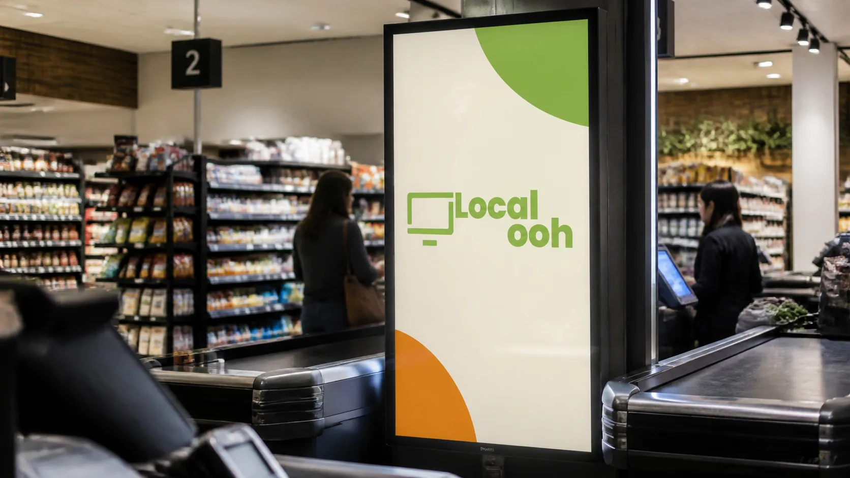 Illustrative grocery store advertising context in Hialeah; not an available media location.
